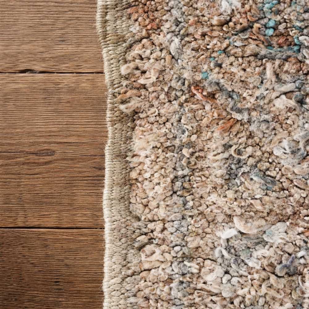 Vintage Berber Wool Rug - 5'9" X 10'2"