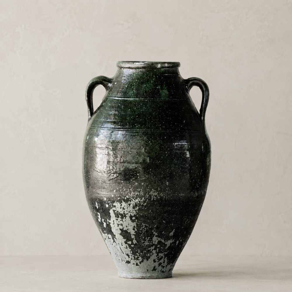 Vintage Glazed Antep Jar