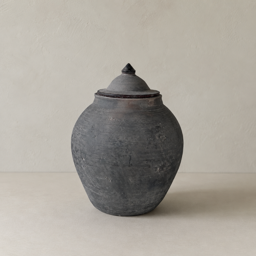 Vintage Lidded Vessel