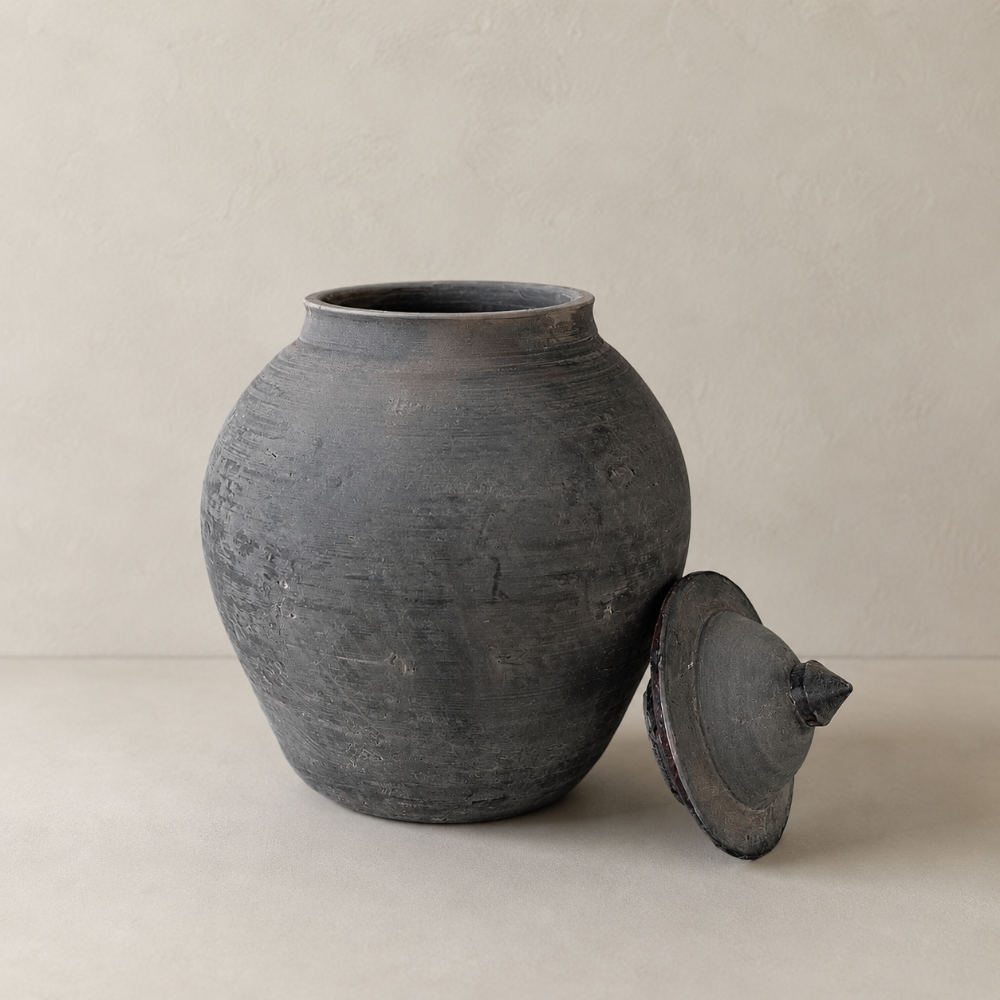 Vintage Lidded Vessel