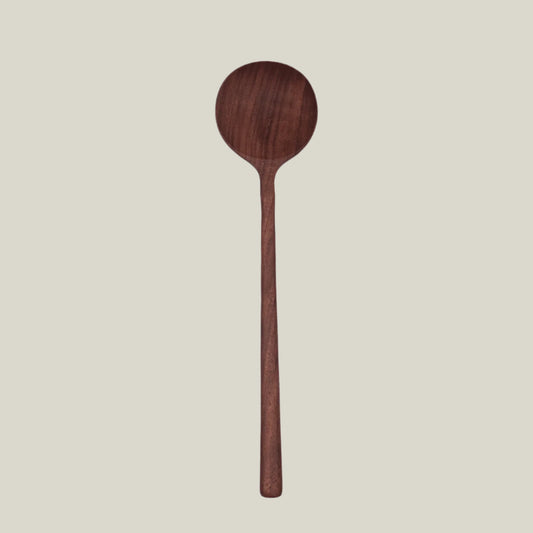 Walnut Wooden Round Spoon