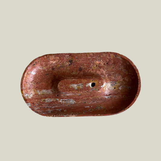 Travertine Incense Holder