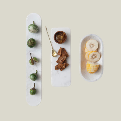 Oval Marble Serving Board